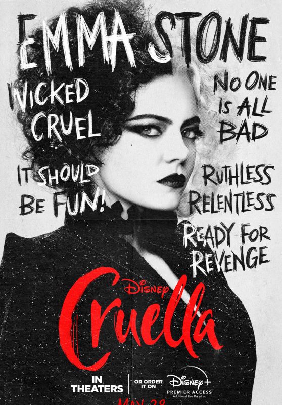 Emma Stone - "Cruella" Poster and Promo Photos