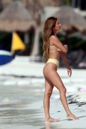 Francesca Farago in a Bikini - Beach in Mexico 05/21/2021