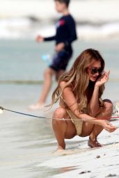 Francesca Farago in a Bikini - Beach in Mexico 05/21/2021