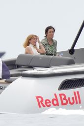 Geri Halliwell on a Boat During Monaco Grand Prix 05/22/2021