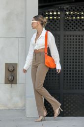 Hailey Rhode Bieber Looking Stylish For a Business Meeting in LA 05/04/2021