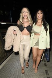 Holly Hagan and Sophie Kasaei - Nigth Out at Menagerie in Manchester 05/21/2021