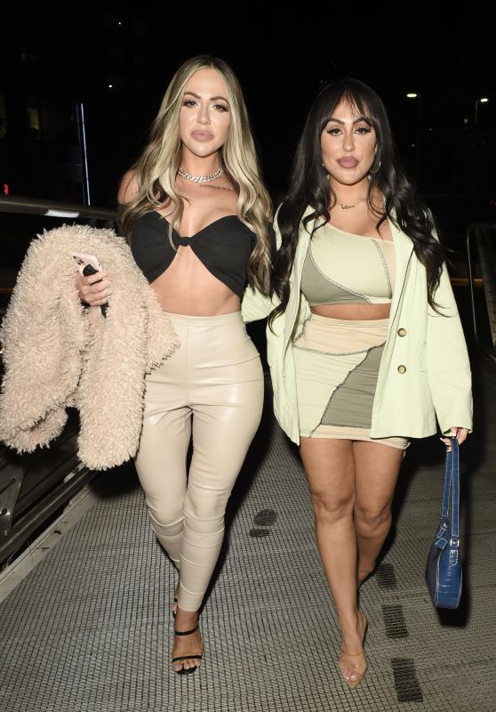 Holly Hagan and Sophie Kasaei - Nigth Out at Menagerie in Manchester 05/21/2021