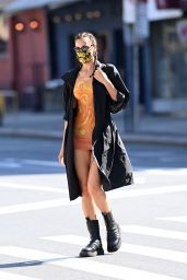 Irina Shayk is Showcasing Her Model Legs - New York City 05/19/2021