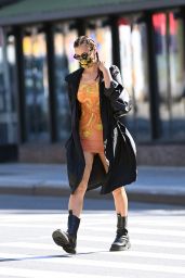 Irina Shayk is Showcasing Her Model Legs - New York City 05/19/2021