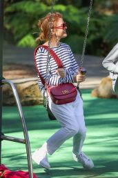 Isla Fisher and Sacha Baron Cohen - Sydney 05/08/2021