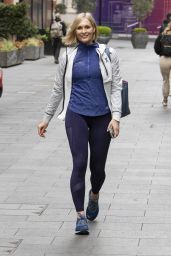 Jenni Falconer - Leaving Global Radio in Leicester Square in Central London 05/11/2021