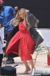 Jennifer Lopez - Filming For "Coach" in Miami" 05/12/2021