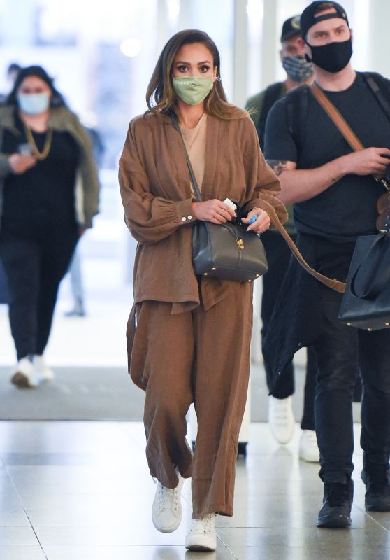 Jessica Alba at JFK Airport in NY 05/06/2021