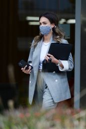 Jessica Alba - Outside Her Office in LA 04/29/2021