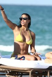 Jessica Ledon at the Beach in Miami Beach 05/26/2021