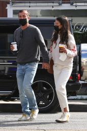 Jordana Brewster and Mason Mortig - Out in Brentwood 05/17/2021