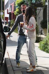 Jordana Brewster and Mason Mortig - Out in Brentwood 05/17/2021