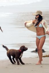 Jordana Brewster in a Bikini - Beach in Santa Monica 05/02/2021