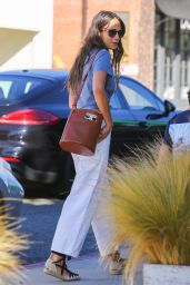 Jordana Brewster Street Style - Brentwood 04/30/2021