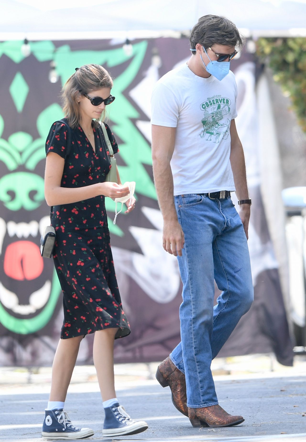 Kaia Gerber with Boyfriend Jacob Elordi - Shopping in LA 05/22/2021 ...