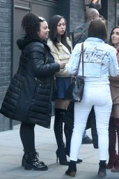 Katya Jones, Janette Manrara and Luba Mushtuk - Out in London 
