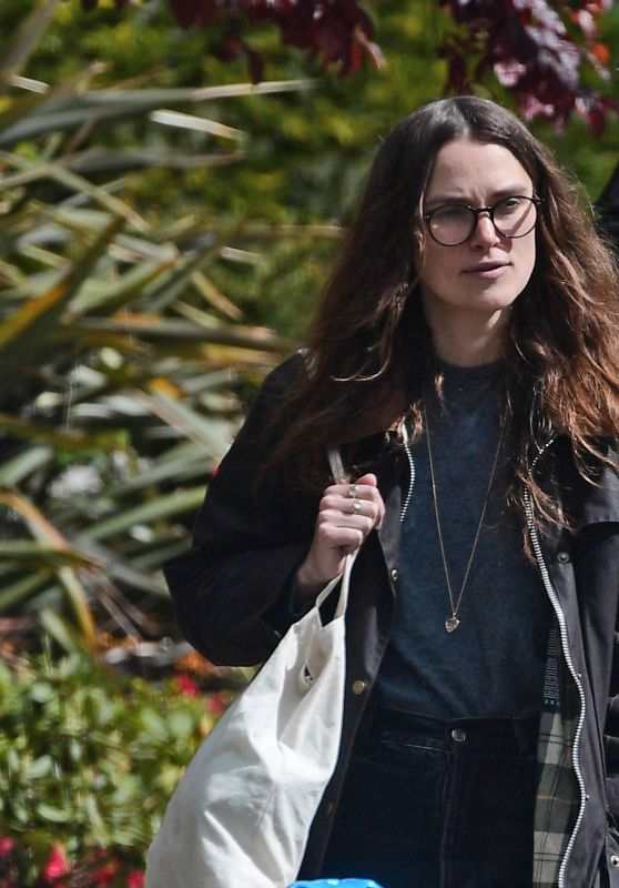 Keira Knightley in Casual Attire - Out in Bromley 05/10/2021