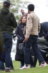 Kelly Macdonald - Filming for Amazon Prime in London 05/14/2021