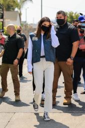 Kendall Jenner Street Style - Mel & Rose Wine, Spirits & Gifts in LA 05/17/2021