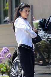 Kourtney Kardashian at Cha Cha Matcha in West Hollywood 05/07/2021