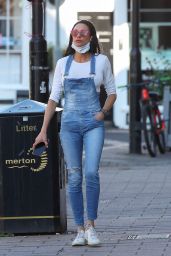 Lilly Becker Wearing Dungarees - London 05/27/2021