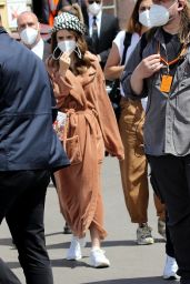 Lily Collins - "Emily In Paris" Filming in Saint-Tropez 05/09/2021
