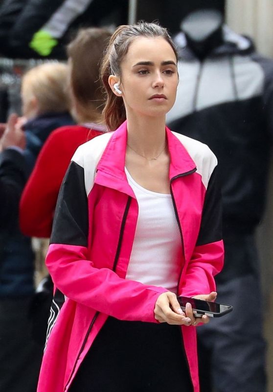 Lily Collins - Out in Paris 05/19/2021