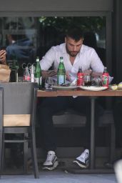 Madalina Ghenea - Lunch With Khaby Lame in Milan 05/20/2021
