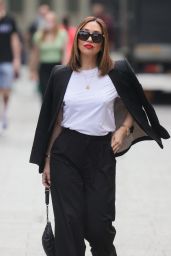 Myleene Klass in Black Trouser Suit - London 05/31/2021