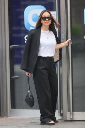 Myleene Klass in Black Trouser Suit - London 05/31/2021