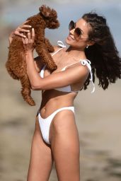 Olivia Culpo in a Bikini - Beach in in Malibu 05/12/2021