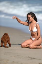 Olivia Culpo in a Bikini - Beach in in Malibu 05/12/2021
