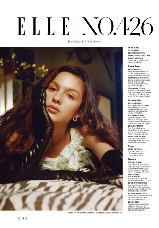 Olivia Rodrigo - ELLE Magazine April 2021 Issue