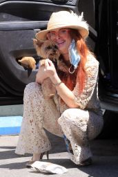 Phoebe Price at the Parking Lot of Petco 05/25/2021