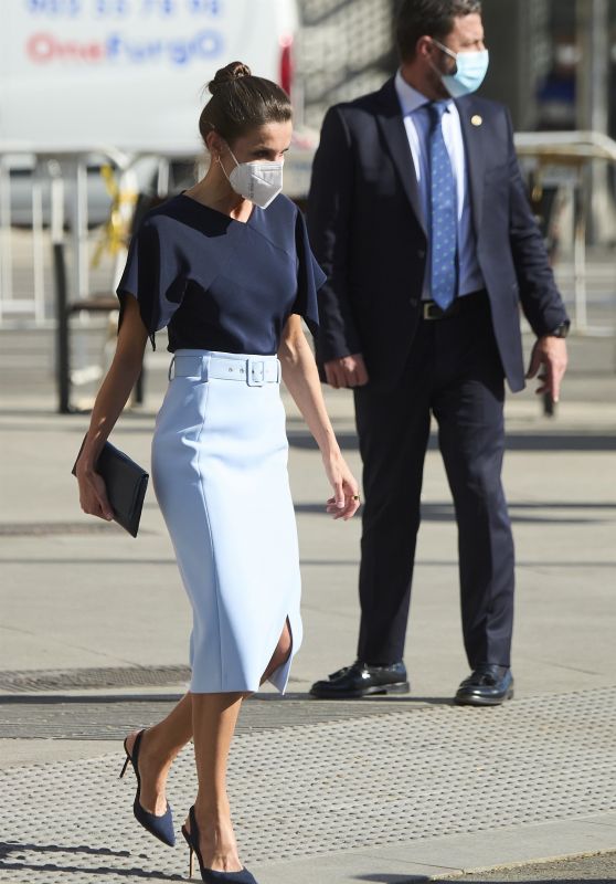 Queen Letizia at Casa America in Madrid 05/19/2021