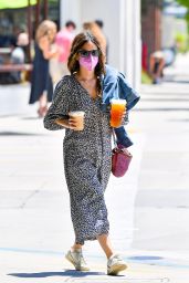 Rachel Bilson Wears an Oversized Dress and Pig Tails - Santa Monica 05/24/2021