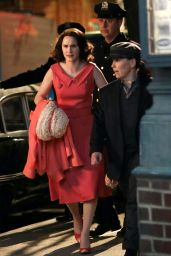 Rachel Brosnahan - "The Marvelous Mrs. Maisel" TV Show Filming in New York 05/11/2021