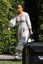 Rumer Willis in a Chic Floral Dress 05/20/2021
