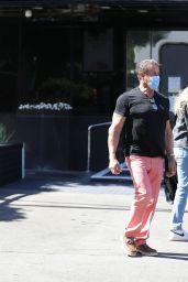 Sistine Stallone and Sylvester Stallone at XIV Karats Ltd in Beverly Hills 05/24/2021