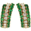 Van Cleef & Arpels Emerald and Diamond Earrings