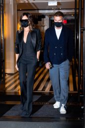 Victoria Beckham and David Beckham at Carbone Restaurant in New York 05/25/2021