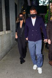 Victoria Beckham and David Beckham at Carbone Restaurant in New York 05/25/2021