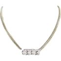 Xiv Karats Gold and Diamond Fifi Necklace