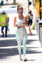 Alessandra Ambrosio in Workout Outfit in West Hollywood 06/14/2021