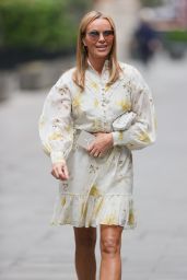 Amanda Holden in Floral Mini Dress - London 06/25/2021