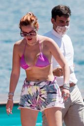 Bella Thorne - Summer Break on Lake Como in Italy 06/25/2021