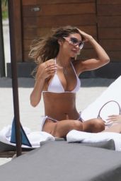 Chantel Jeffries in a White Bikini - Miami Beach 06/05/2021
