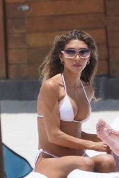Chantel Jeffries in a White Bikini - Miami Beach 06/05/2021