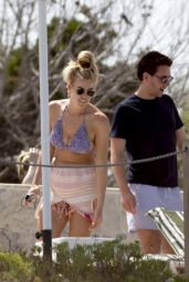 Chloe Meadows in a Blue Bikini - Ibiza 06/14/2021